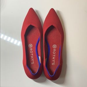 Red Rothy’s Flats Size 9.5